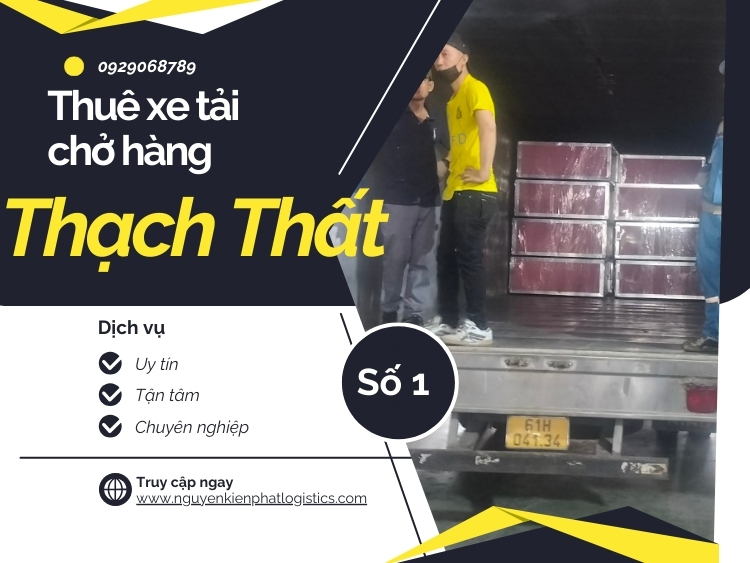 Thuê xe tải chở hàng Huyện Thạch Thất