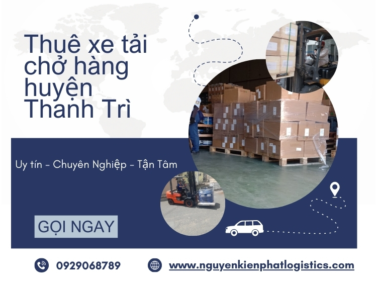 Thuê xe tải chở hàng huyện Thanh Trì