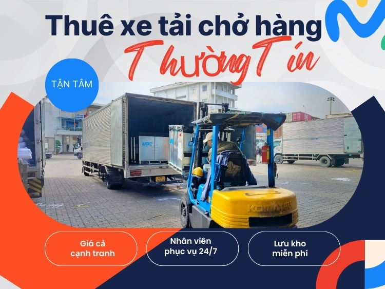 Thuê xe tải chở hàng huyện Thường Tín