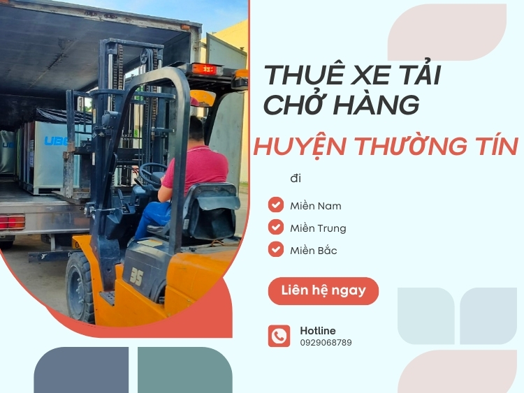 Thuê xe tải chở hàng huyện Thường Tín