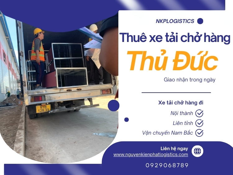 thuê xe tải chở hàng Thủ Đức