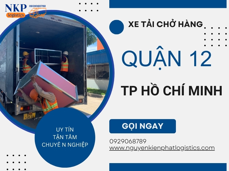 thuê xe tải chở hàng quận 12