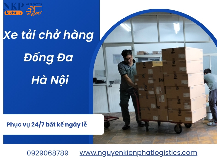 Tuyến đường chạy xe tải chở hàng tại quận Đống Đa