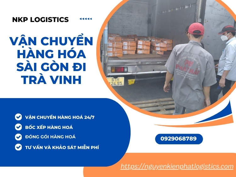 Vận chuyển hàng hóa Sài Gòn đi Trà Vinh