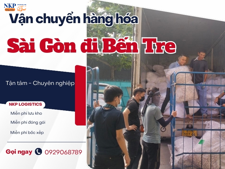 Nhà xe từ Sài Gòn Bến Tre NKP Logistics