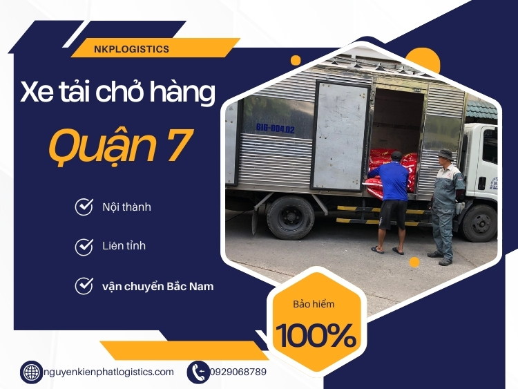 xe tải chở hàng Quận 7