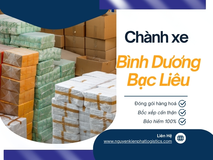 chành xe Bình Dương Bạc Liêu