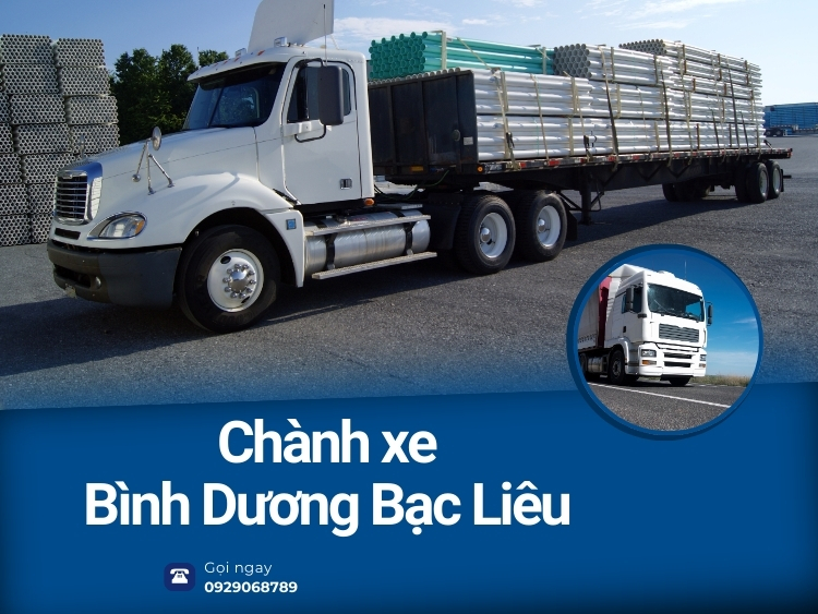 chành xe Bình Dương Bạc Liêu