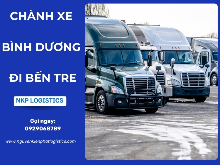 chành xe Bình Dương đi Bến Tre