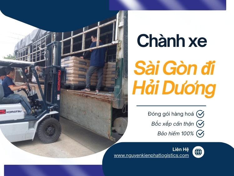 vận chuyển hàng hóa Sài Gòn đi Hải Dương