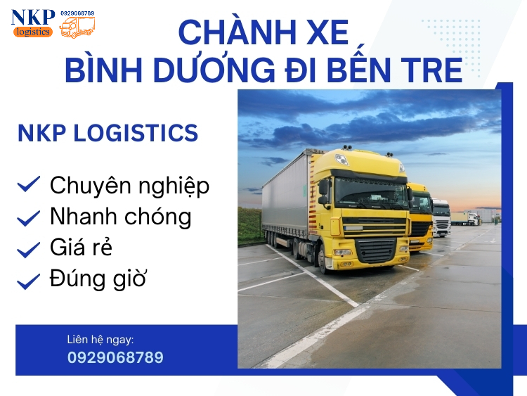 Chành xe Đồng Nai Bến Tre hai chiều chuyên chở những mặt hàng nào?