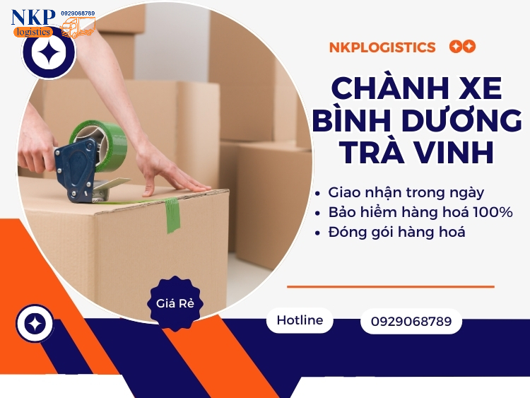 Chành xe Bình Dương Trà Vinh hai chiều chuyên chở những mặt hàng?