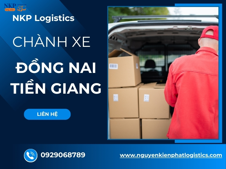 Phí vận chuyển hàng hóa Đồng Nai Tiền Giang hai chiều nguyên xe tại NKP Logistics