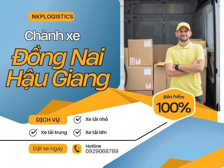 chành xe Đồng Nai Hậu Giang