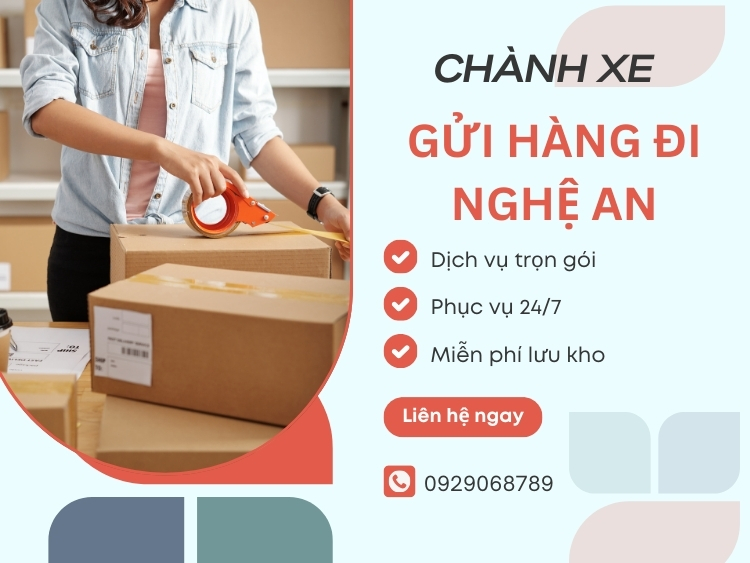 chành xe gửi hàng đi Nghệ An