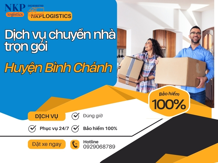 Lý do nên lựa chọn dịch vụ chuyển nhà trọn gói Huyện Bình Chánh tại NKP Logistics