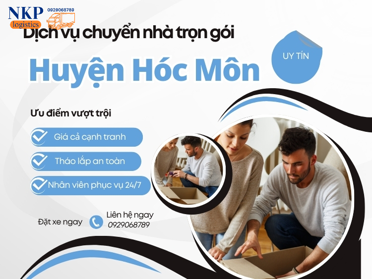 dịch vụ chuyển nhà trọn gói Huyện Hóc Môn