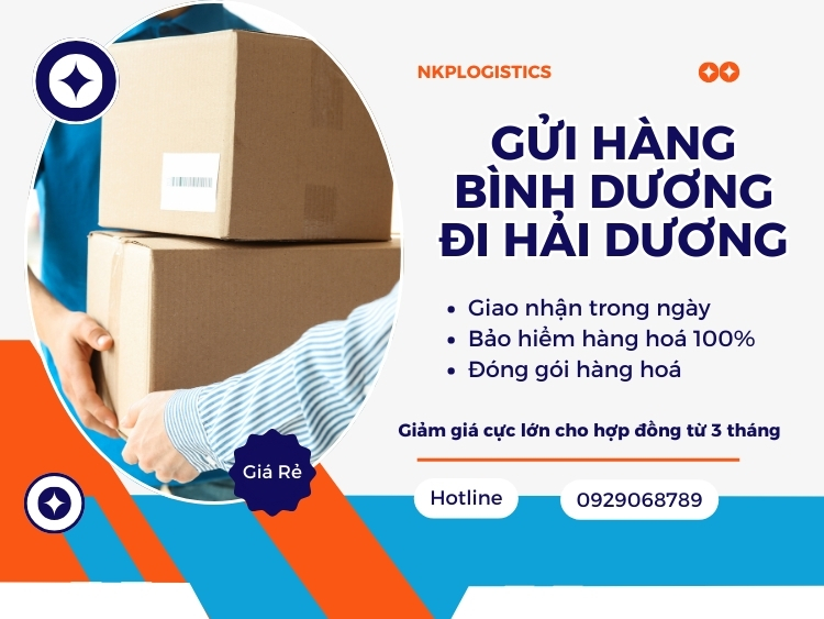 gửi hàng Bình Dương đi Hải Dương