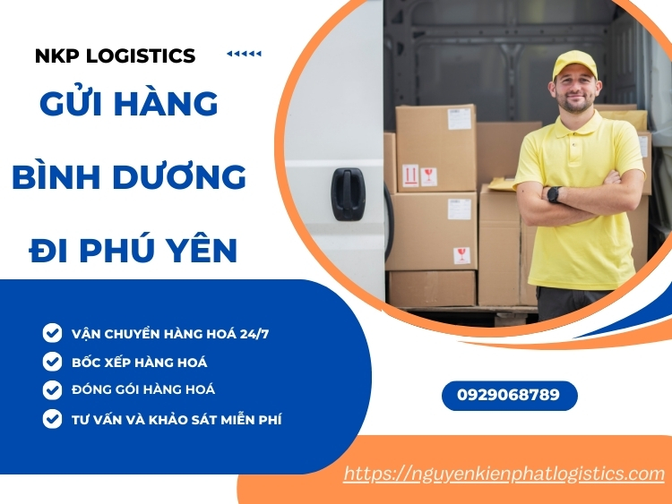 gửi hàng từ Bình Dương đi Phú Yên