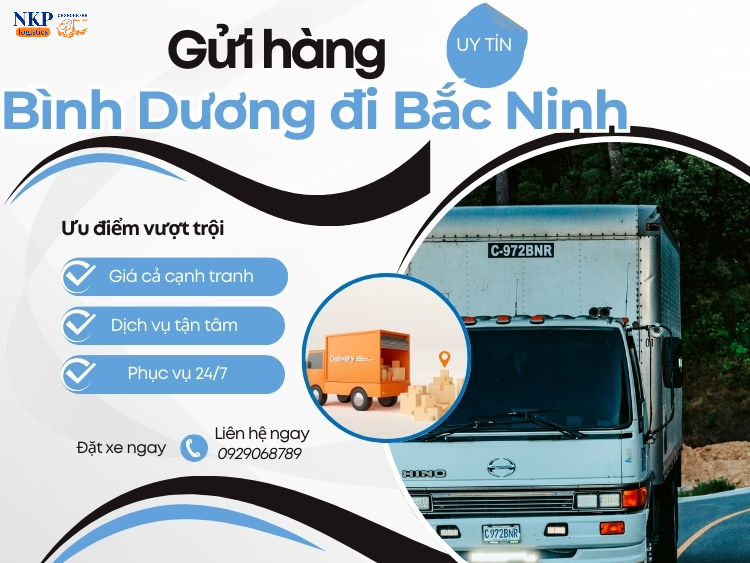 Vận chuyển hàng hóa Bình Dương Bắc Ninh và ngược lại chuyên chở những mặt hàng nào?