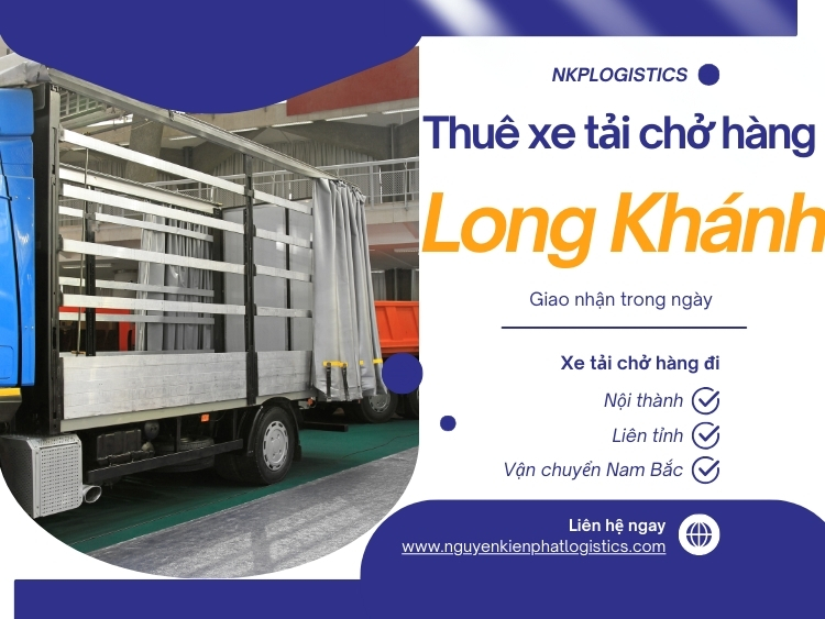 Thuê xe tải chở hàng huyện Long Khánh