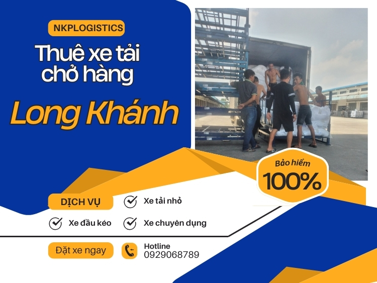 Thuê xe tải chở hàng huyện Long Khánh