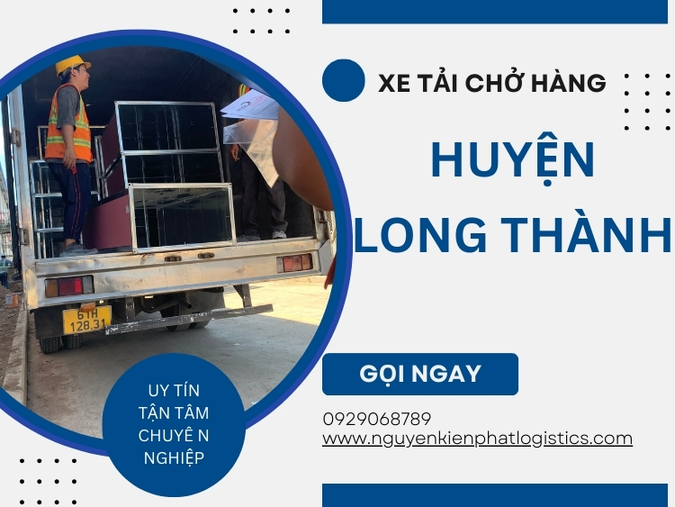 thuê xe tải chở hàng huyện long thành