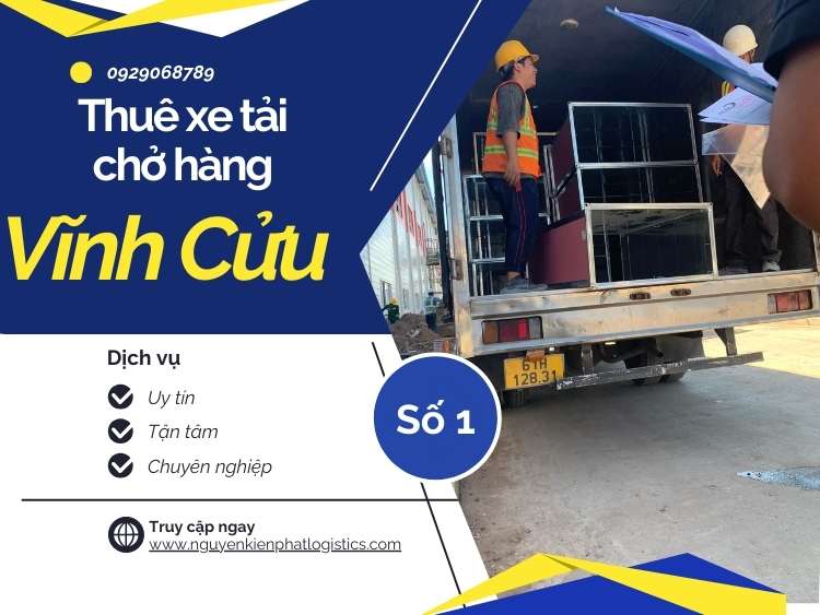 thuê xe tải chở hàng huyện vĩnh cửu