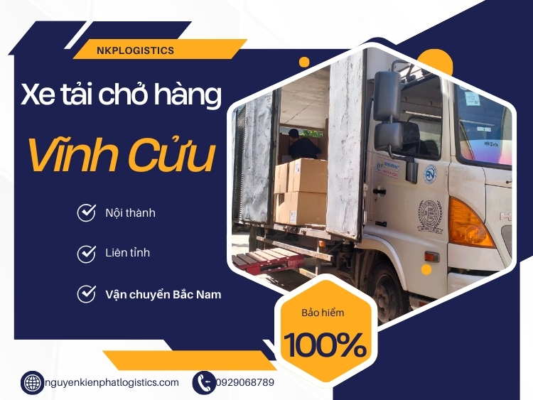 thuê xe tải chở hàng huyện vĩnh cửu