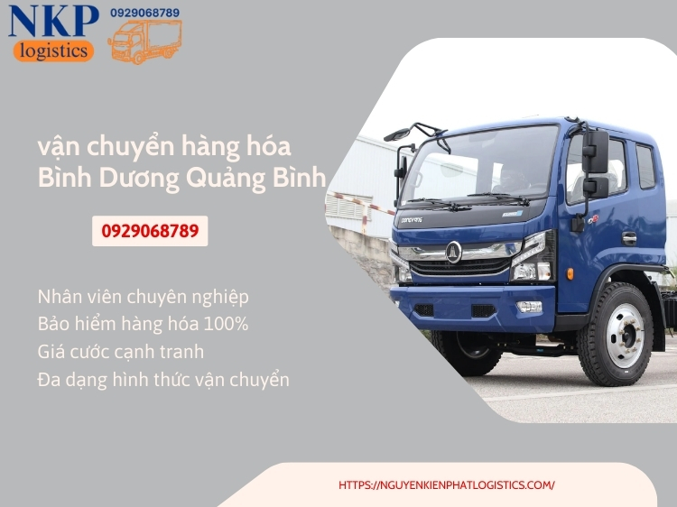 vận chuyển hàng hóa Bình Dương Quảng Bình