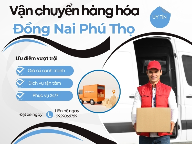 vận chuyển hàng hóa đồng nai phú thọ