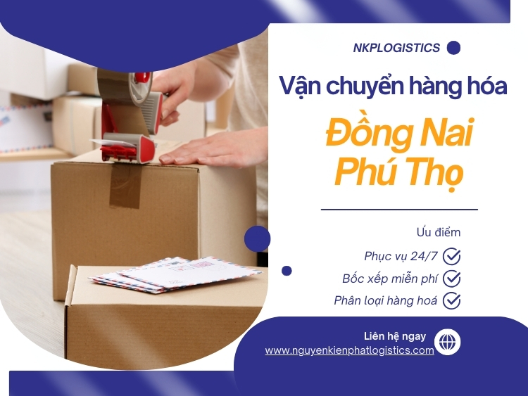 vận chuyển hàng hóa đồng nai phú thọ