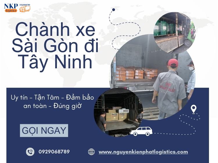 vận chuyển hàng hóa Sài Gòn đi Tây Ninh