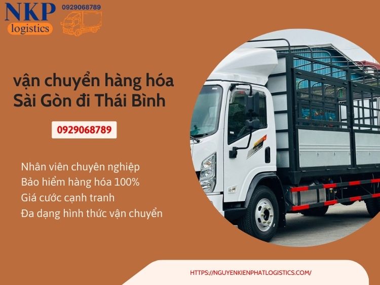 vận chuyển hàng hóa sài gòn đi thái bình