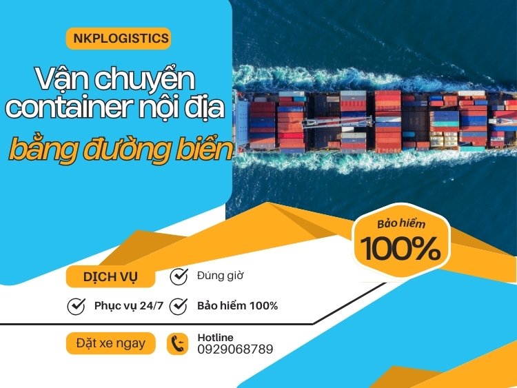 vận chuyển container nội địa bằng đường biển