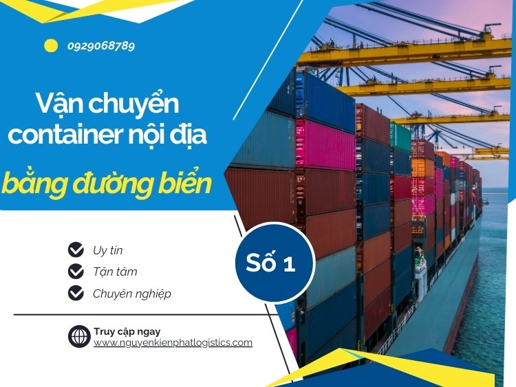 vận chuyển container nội địa bằng đường biển