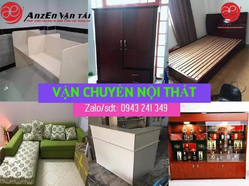 Xe tải chở hàng nội thất